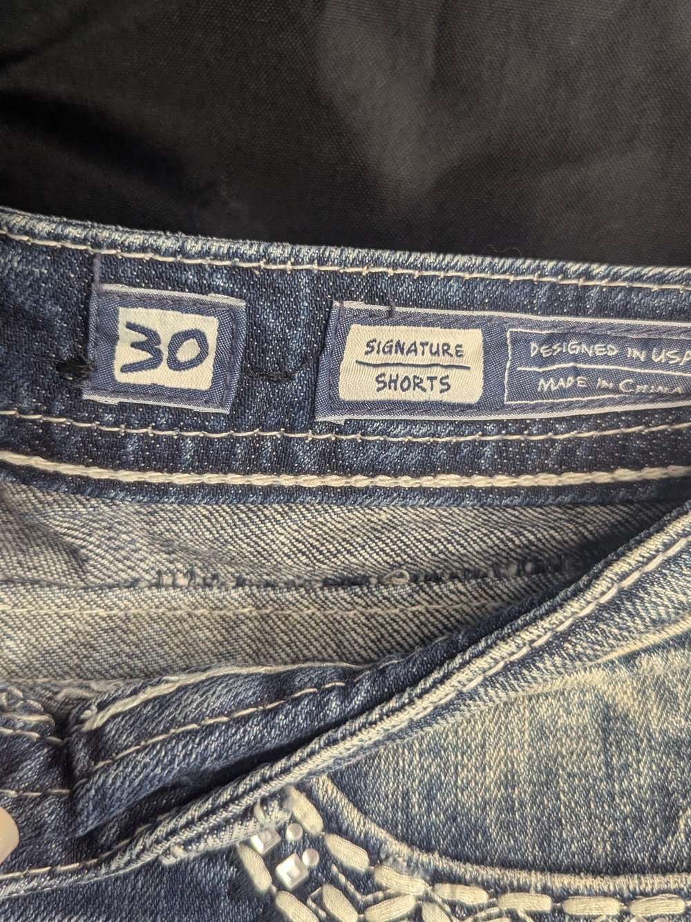 Women’s Miss Me Blue Denim Shorts - Size 30